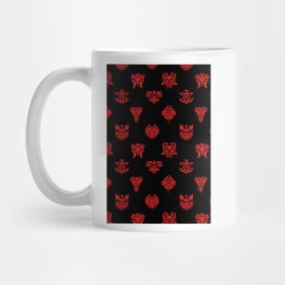 FFXIV Ascian Mask Glyph Pattern Final Fantasy XIV 14 Mug